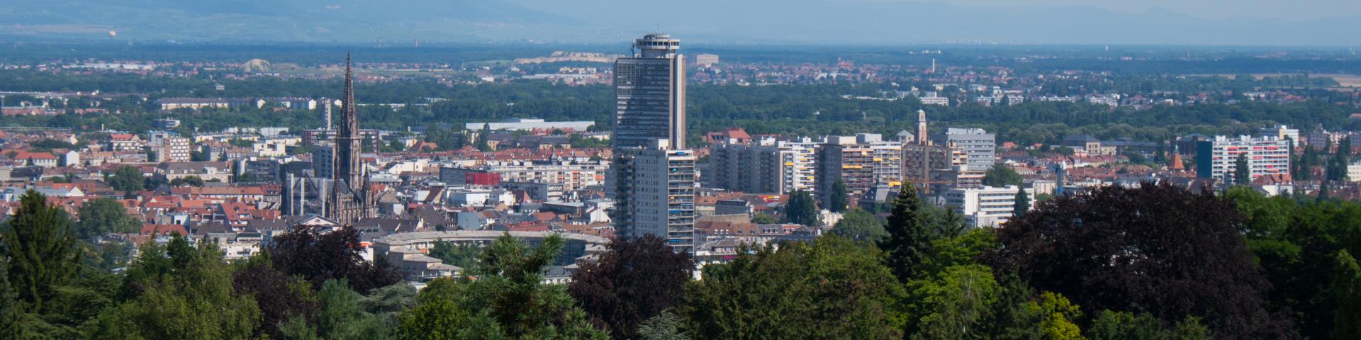 View on Mulhouse from the Belvedere