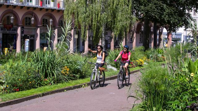Fahrradfahren in Mulhouse