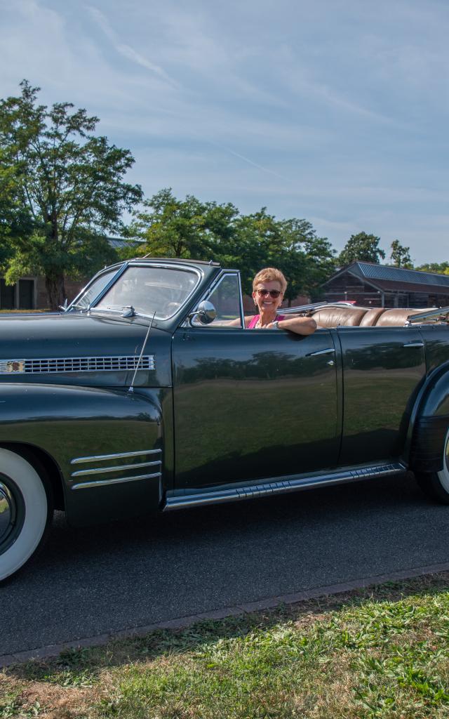Sylvie Sevin at the National Automobile Museum - Mulhouse Alsace