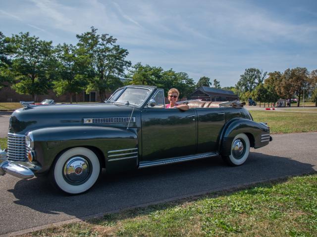 Sylvie Sevin at the National Automobile Museum - Mulhouse Alsace