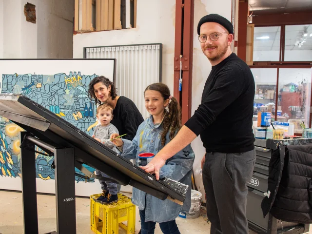 Fernand Kayser et famille